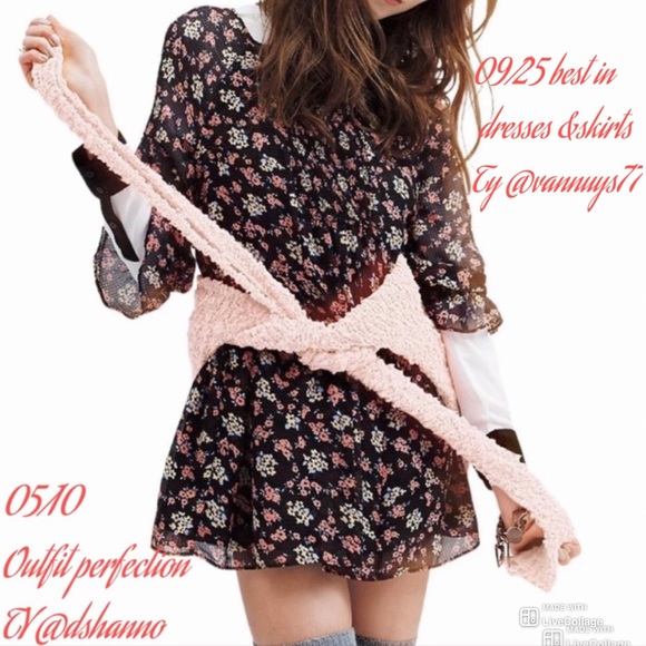 Free People Dresses & Skirts - Great cond Freepeople Doll pants chiffon dress  10